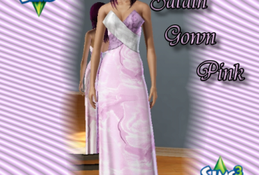 Satain Kleid Pink