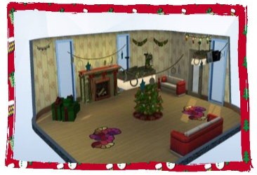 Wohnzimmer Weihnacht